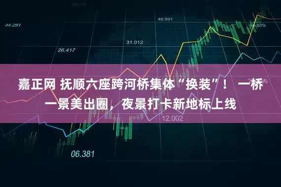 嘉正网 抚顺六座跨河桥集体“换装”！ 一桥一景美出圈，夜景打卡新地标上线